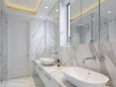 Luxury, modern white marble 2020 models